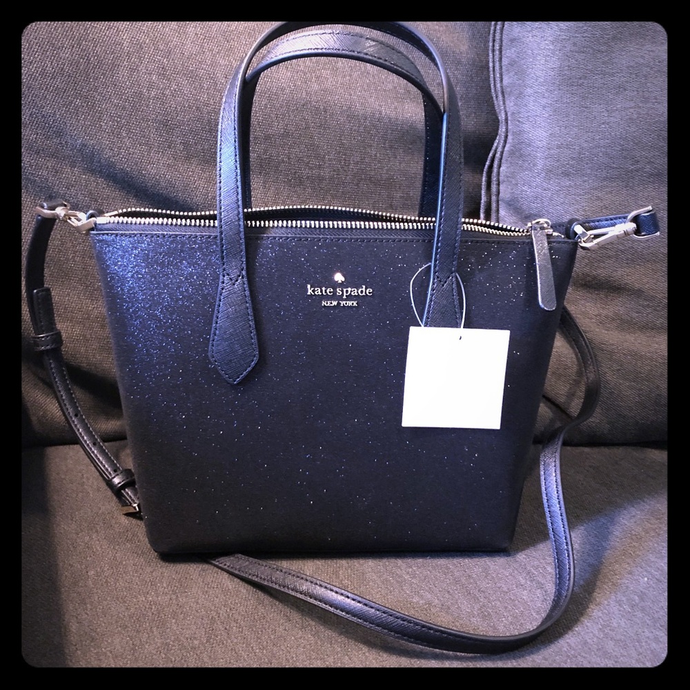 NWT Kate spade glitter crossbody